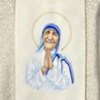 Chasuble brodé avec l'image de St. Thérèse de Calcutta (id: 769)