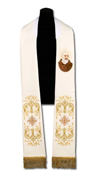 Étole brodées avec l'image