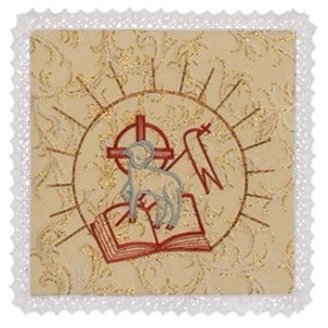 Palla liturgica ricamata. (id: 319)