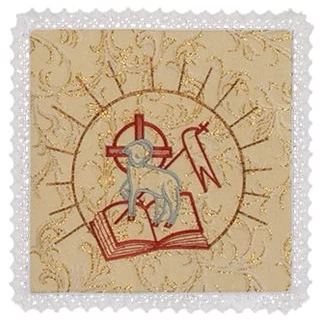 Pâle liturgique brodée. 