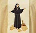 Chasuble brodé avec l'image de Sainte Faustine (id: 72)B