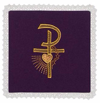 Pâle liturgique brodée. 