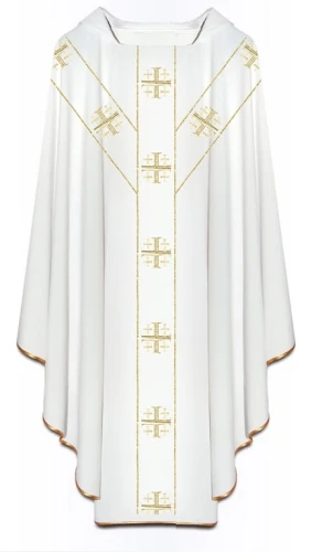 Chasuble avec croix de saint André - tissé (id: 693)A