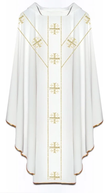 Chasuble avec croix de saint André - tissé (id: 693)A