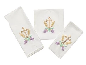 Servizio da messa ricamato - completo (id: 419)