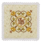 Palla liturgica ricamata. (id: 323)