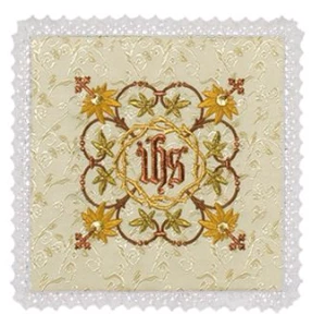 Palla liturgica ricamata. (id: 323)