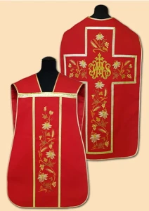 Chasuble romain brodée. (id: 772)