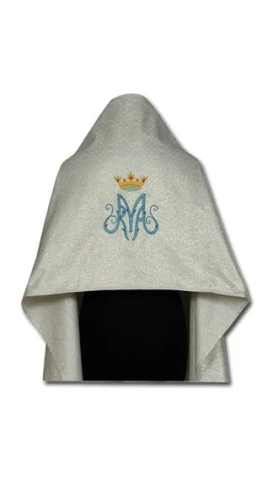 Voile huméral mariale brodé. (id: 488)