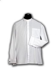 Chemise clergyman -Boutons de manchettes. id: 266