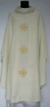 Chasuble brodé directement sur le tissu - lin (id: 186)