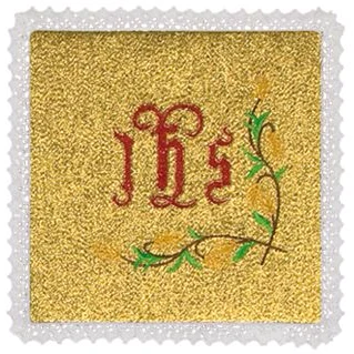 Pâle liturgique brodée. 