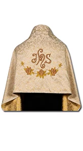 Velo omerale ricamato - dorato. (id: 495)