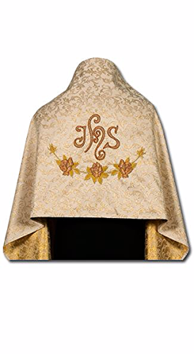 Voile huméral brodé - doré. (id: 495)