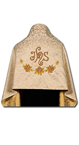 Voile huméral brodé - doré. (id: 495)