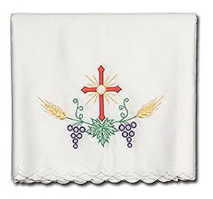 Tovaglia d'altare ricamata. (id: 456)