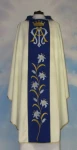 Chasuble marial brodée (id: 714)