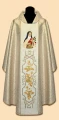 Chasubles brodées avec l'image de Sainte Thérèse de l'Enfant Jésus. (id: 100)