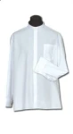 Camicia clergyman - grandi taglie (misura del collo: 47-50) maniche lunghe. (id: 257)
