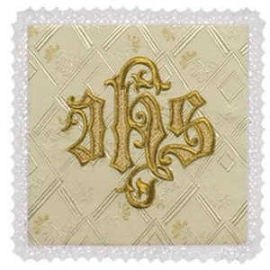 Palla liturgica ricamata. (id: 324)