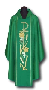 Casula con una banda ricamata. (id: 195)