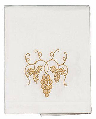 Nappe d'autel brodé