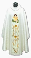 Chasubles brodées avec l'image de L'Enfant-Jésus. (id: 103)