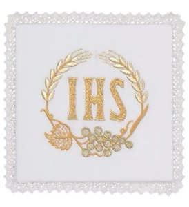 Palla liturgica ricamata. (id: 332)