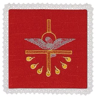 Pâle liturgique brodée. 