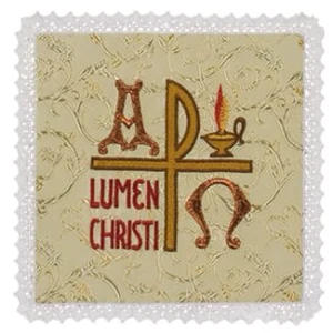 Palla liturgica ricamata. (id: 327)