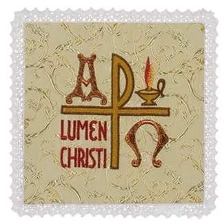 Pâle liturgique brodée. 