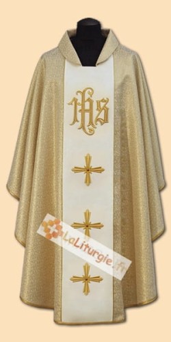 Chasuble en laine brodée (id: 709)