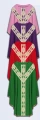 Chasuble avec croix de saint André - tissé (id: 695)B