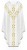Chasuble avec croix de saint André - tissé (id: 695)A
