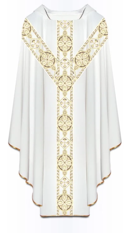 Chasuble avec croix de saint André - tissé (id: 695)A