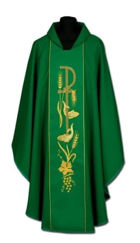 Chasuble avec une bande brodée. (id: 190)