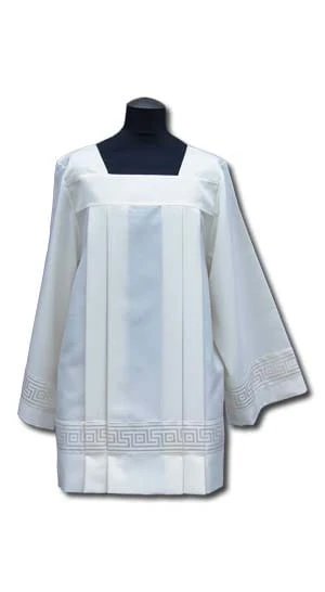 Surplis en crêpe avec une bande satinée (id: 627)
