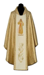 Casula ricamata con l'immagine di Gesù Misericordioso (id: 91)