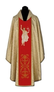 Casula ricamata con l'immagine di Gesù Cristo resuscitato (id: 88)