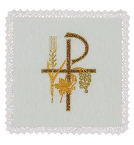 Palla liturgica ricamata. (id: 330)