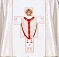 Chasubles brodées avec l'image de Jésus Grand Prêtre (id: 104)B