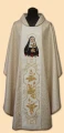 Chasuble brodé avec l'image de Sainte Rita (id: 766)B