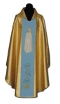 Casula ricamata con l'immagine di Nostra Signora di Fatima (id: 95)