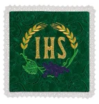 Palla liturgica ricamata. (id: 335)