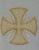 Chasuble brodé directement sur le tissu - lin (id: 186)