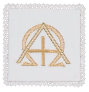 Palla liturgica ricamata. (id: 331)