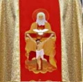 Chasuble brodé avec l'image de la Sainte Trinité (id: 80)B
