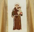 Chasuble brodé avec l'image de Saint-Antoine (id: 69)