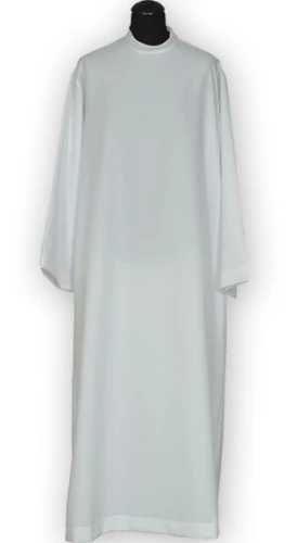 Aube en crêpe, fermeture éclair sur le côté. (id: 41)